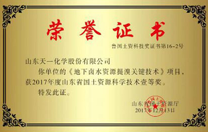 荣誉资质